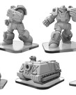 Privateer Press - PIP Monsterpocalypse - G.U.A.R.D. - Exo-Armors & Mr-Tank - Unit Expansion 3