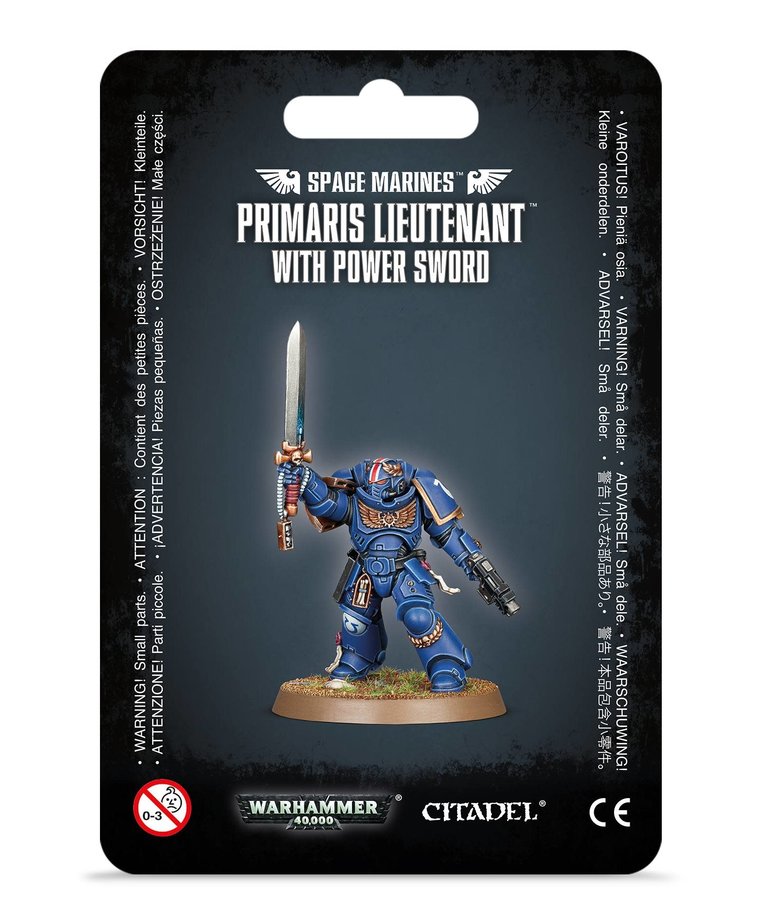 Games Workshop - GAW Warhammer 40K - Space Marines - Primaris Lieutenant with Power Sword