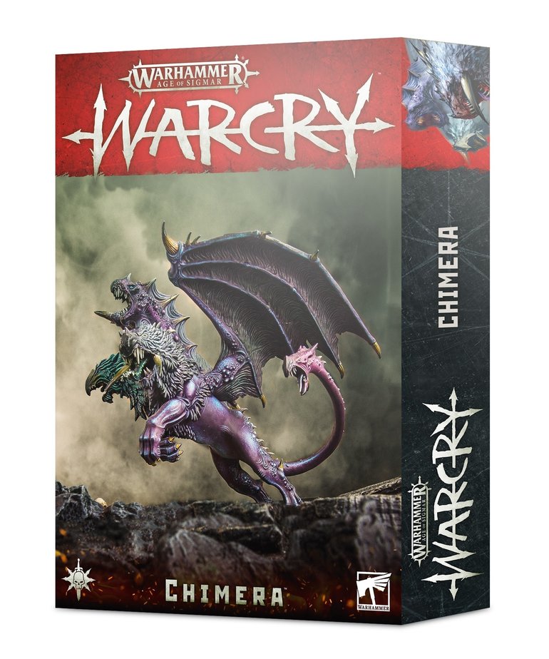 Chimera tabletop RPG Warhammer Age of Sigmar miniature for Dungeons & Dragons Chimera tabletop RPG Warhammer Age of Sigmar miniature for Dungeons & Dragons