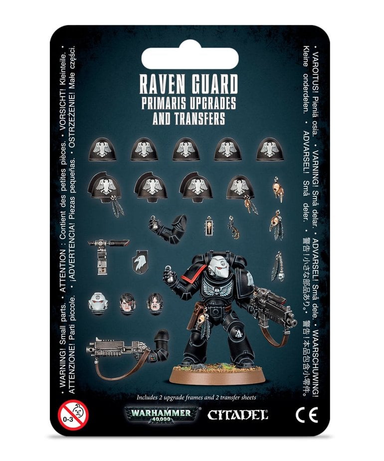 Games Workshop - GAW Warhammer 40K - Raven Guard - Primaris Upgrades & Transfers