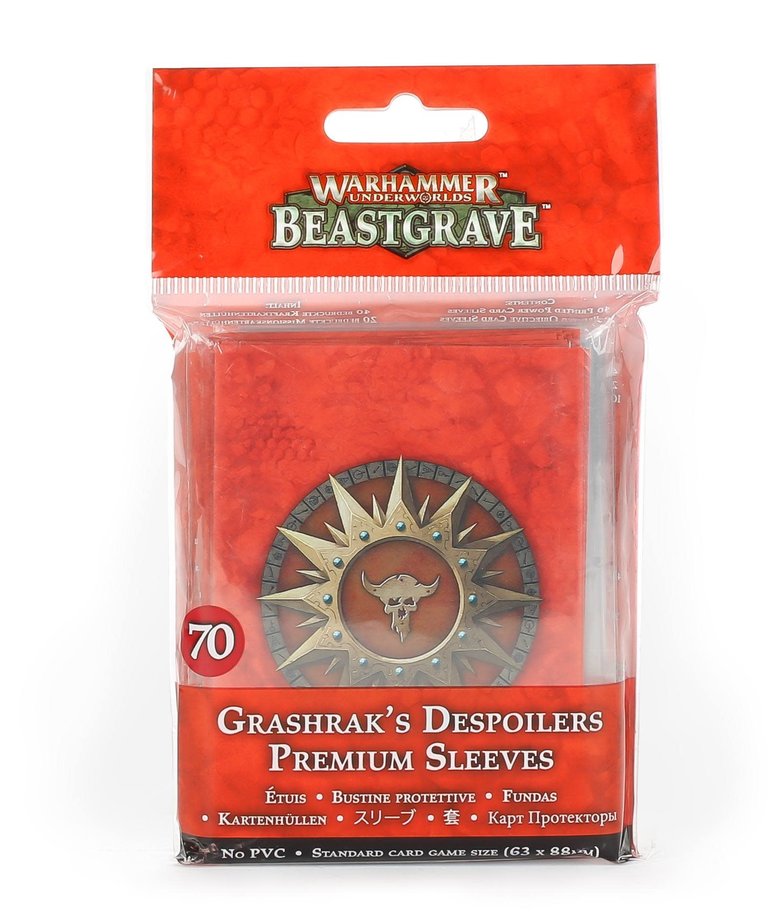 Games Workshop - GAW Warhammer Underworlds: Beastgrave - Grashrak's Despoilers - Premium Sleeves