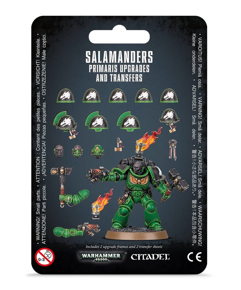 Games Workshop - GAW Warhammer 40K - Salamanders - Primaris Upgrades & Transfers