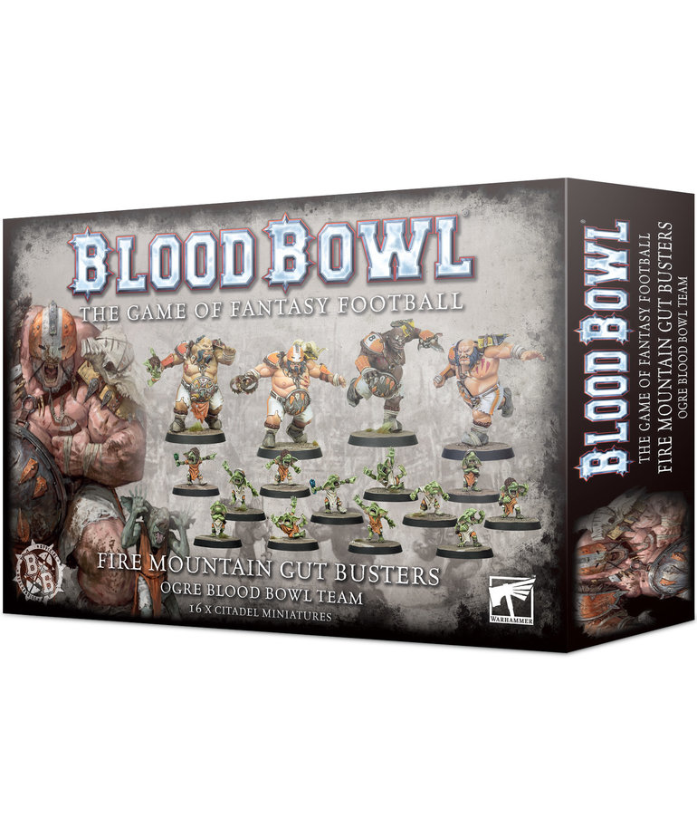 Games Workshop - GAW Blood Bowl - Ogre Team - Fire Mountain Gut Busters