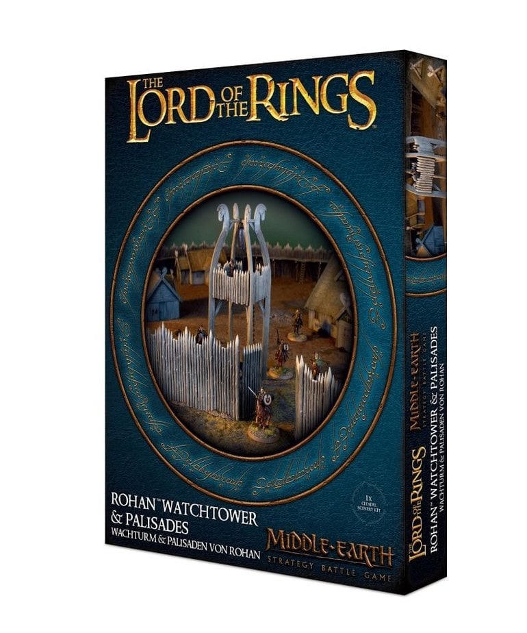 Games Workshop - GAW Middle-Earth: The Lord of the Rings - Rohan Watchtower and Palisades  - Scenery/Terrain