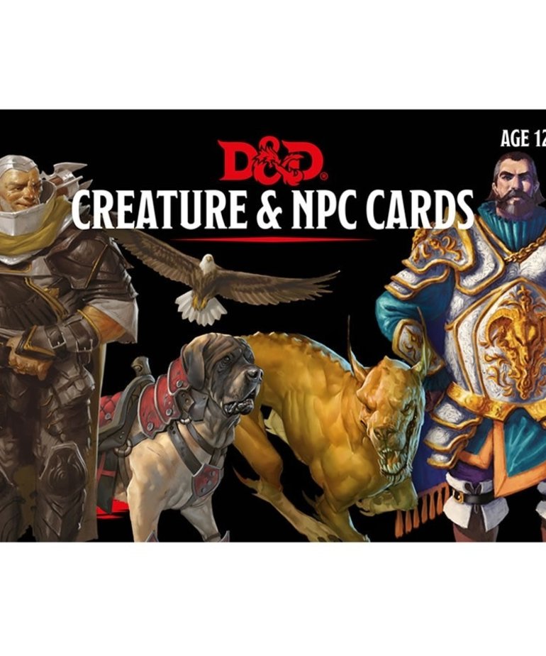 Gale Force Nine - GF9 D&D 5E - Creature & NPC Cards