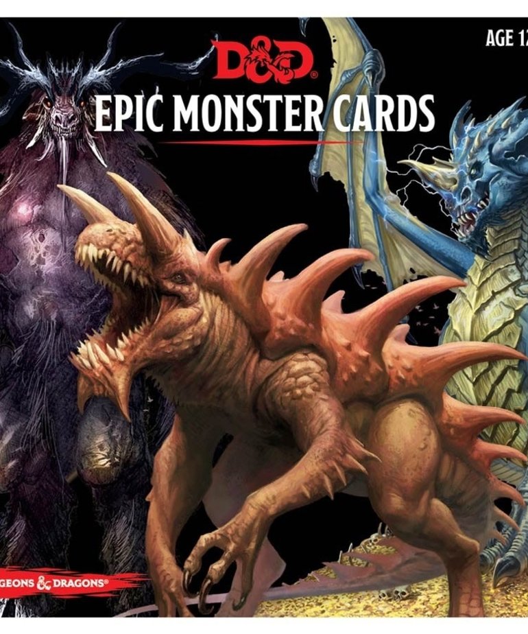 Gale Force Nine - GF9 D&D 5E - Epic Monster Cards