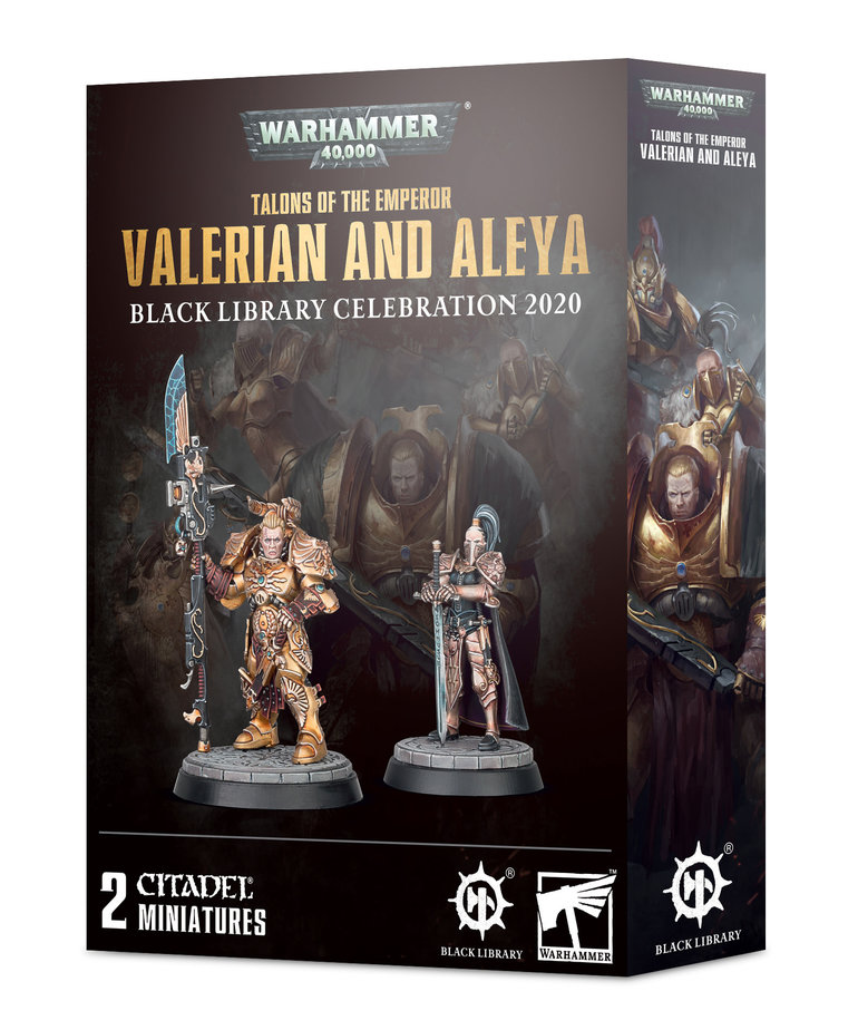 Games Workshop - GAW Warhammer 40K - Sisters of Silence - Talons of the Emperor: Valerian and Aleya - Black Library Celebration 2020