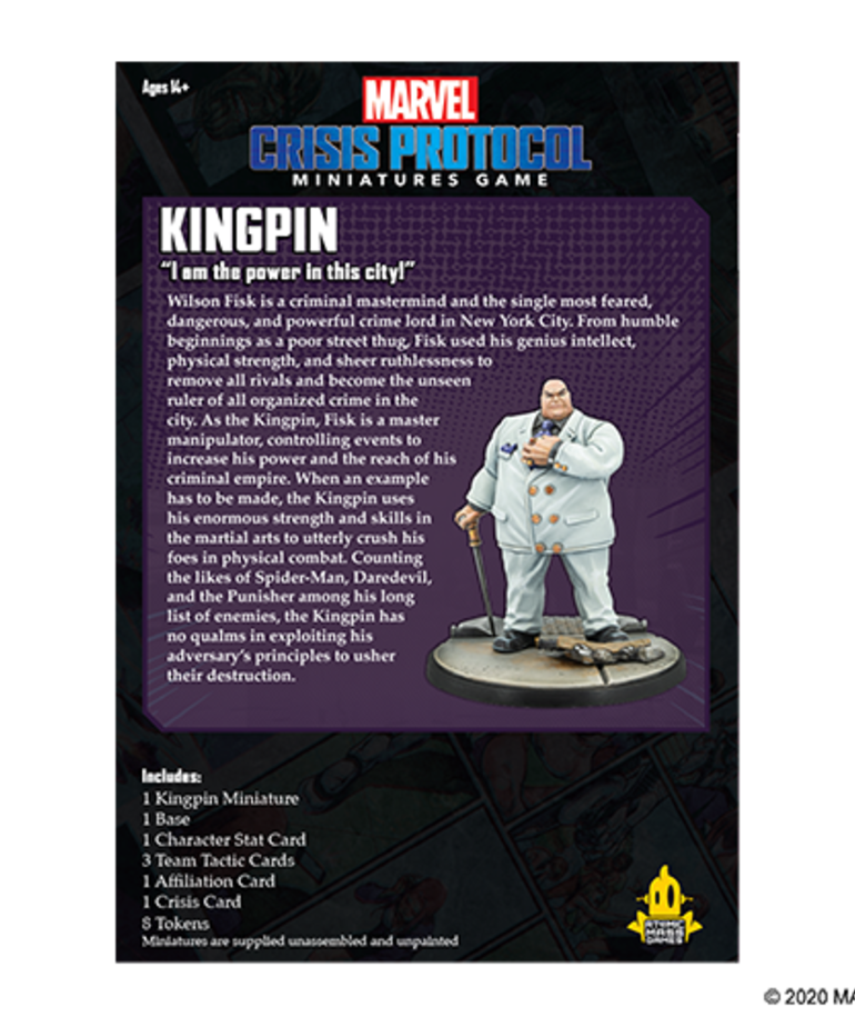 Atomic Mass Games - AMG Marvel: Crisis Protocol - Kingpin - Character Pack