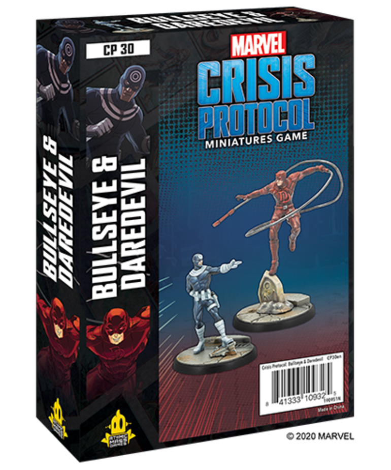Atomic Mass Games - AMG Marvel: Crisis Protocol - Bullseye & Daredevil - Character Pack