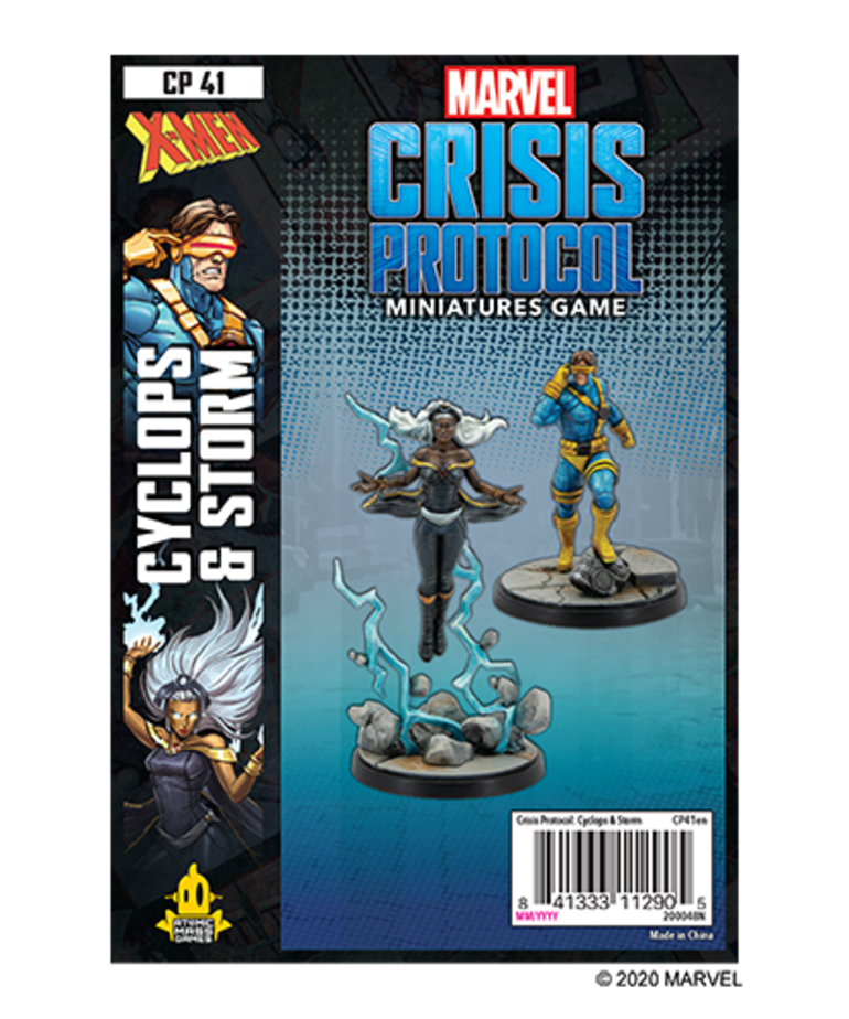Atomic Mass Games - AMG Marvel: Crisis Protocol - Cyclops & Storm - Character Pack