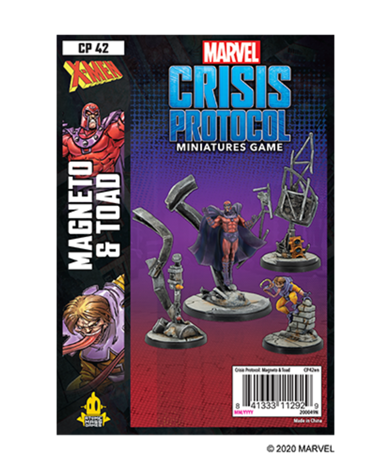 Atomic Mass Games - AMG Marvel: Crisis Protocol - Magneto & Toad - Character Pack