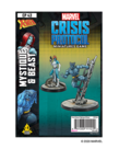 Atomic Mass Games - AMG Marvel: Crisis Protocol - Mystique & Beast - Character Pack