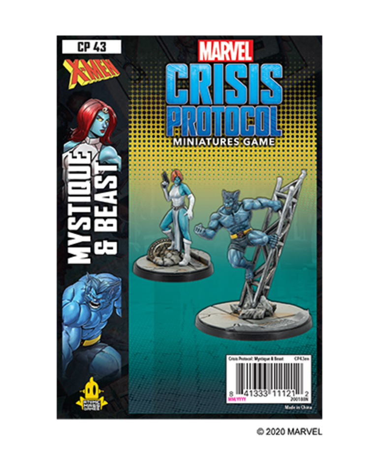 Atomic Mass Games - AMG Marvel: Crisis Protocol - Mystique & Beast - Character Pack