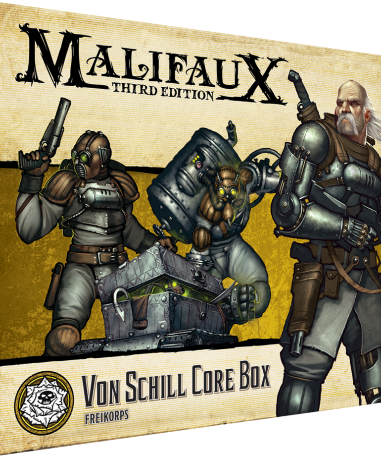 Wyrd Miniatures - WYR Malifaux 3E: Outcasts - Von Schill Core Box