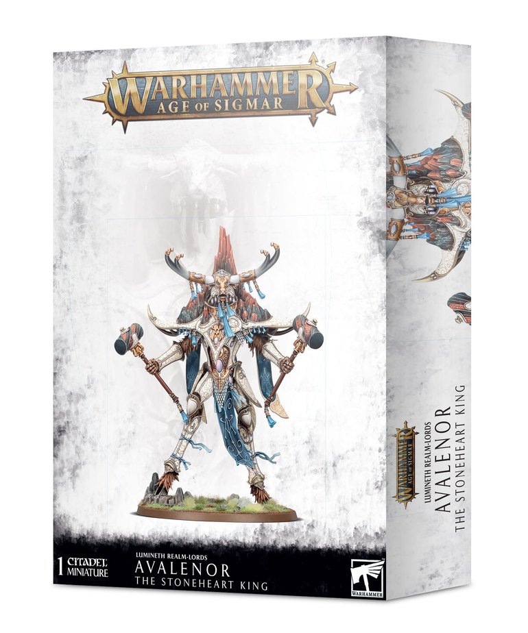 Games Workshop - GAW Warhammer Age of Sigmar - Lumineth Realm-Lords - Avalenor, the Stoneheart King