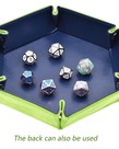 Gameopolis Dice - UDI Gameopolis: Dice Tray -  Folding: Hexagon - Light Green Velvet