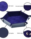 Gameopolis Dice - UDI Gameopolis: Dice Tray -  Folding: Hexagon - Purple Velvet