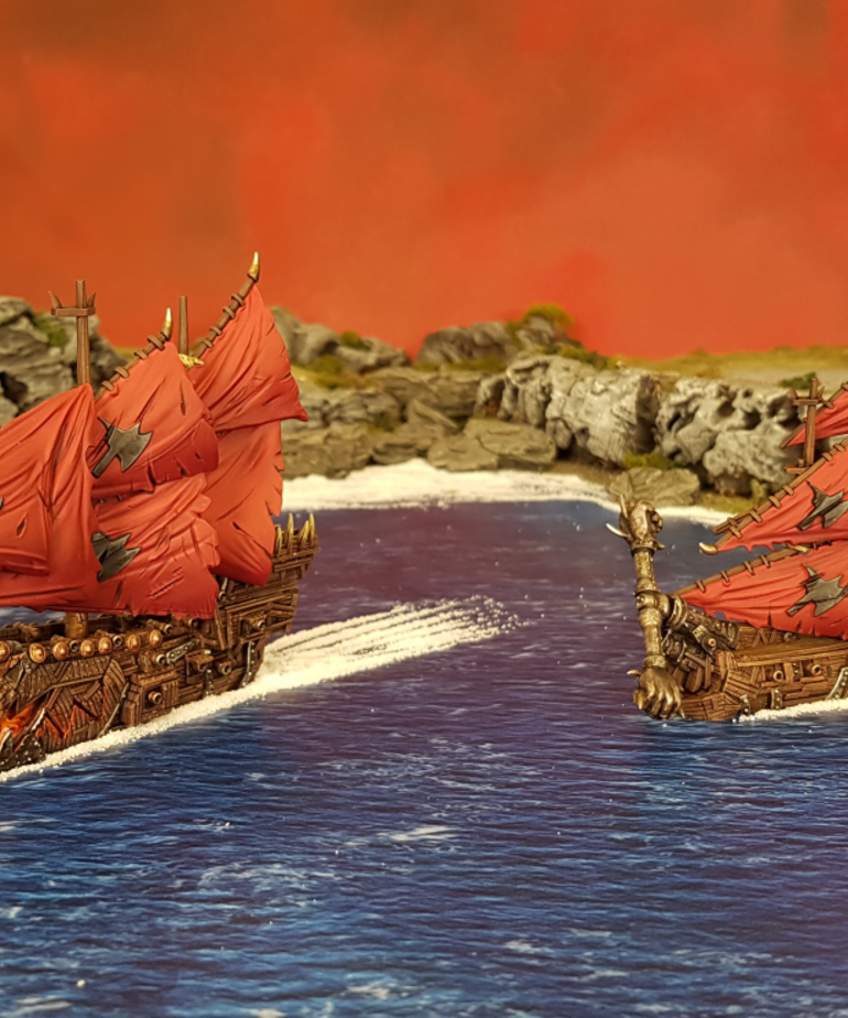 Mantic Entertainment, LTD - MGC Kings of War: Armada - Orc Starter Fleet BLACK FRIDAY NOW