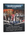 Games Workshop - GAW Warhammer 40K -  Battlezone: Manufactorum - Terrain Datasheet Cards