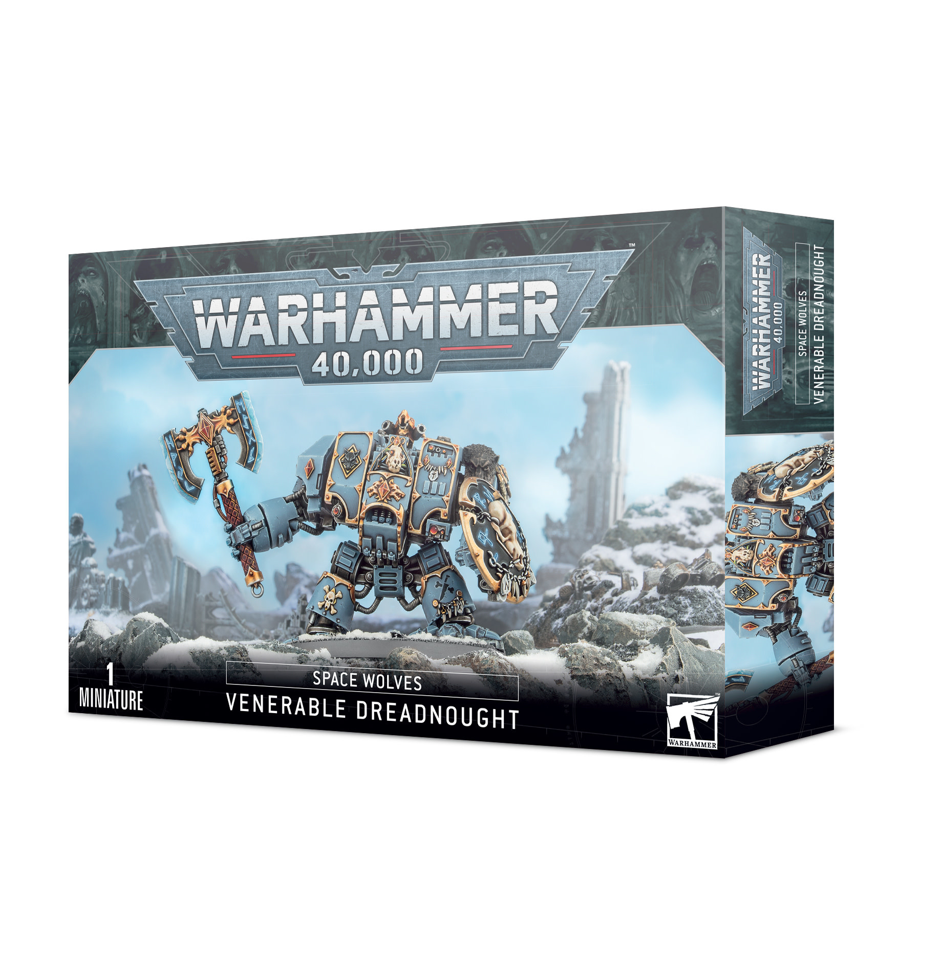 Warhammer 40K - Space Wolves - Venerable Dreadnought - Discount