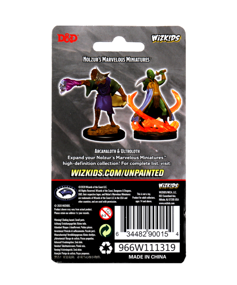 WizKids - WZK D&D: Nolzur's Marvelous Unpainted Miniatures - Arcanaloth & Ultroloth