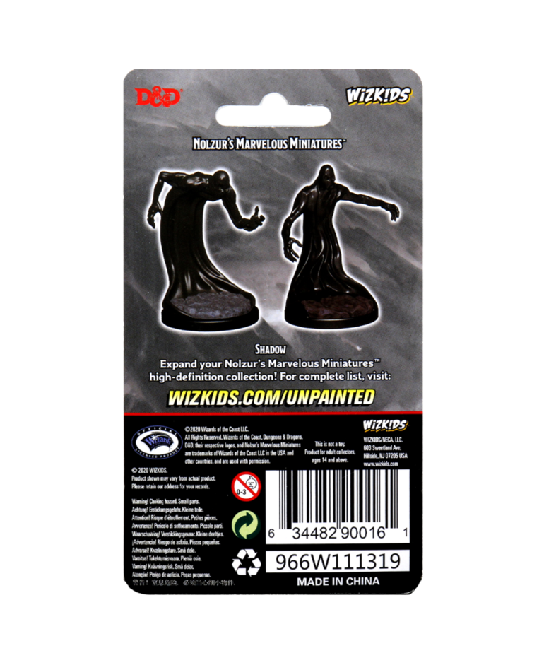 WizKids - WZK D&D: Nolzur's Marvelous Unpainted Miniatures - Shadow