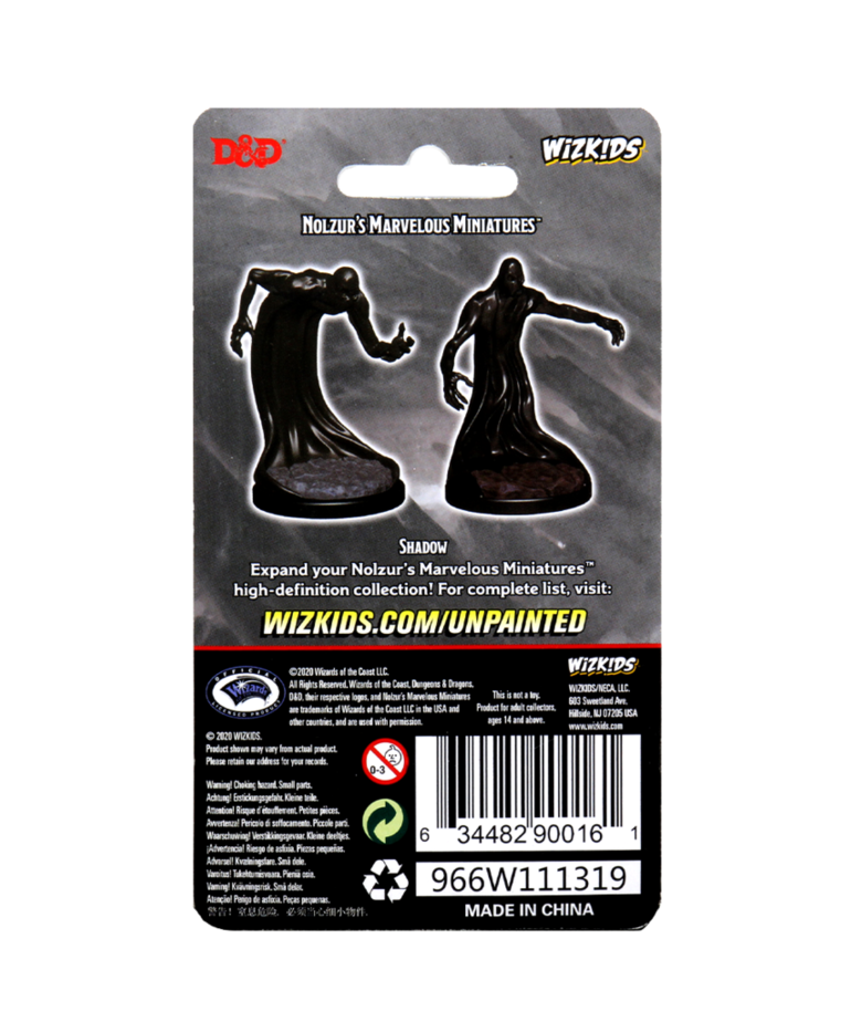 WizKids - WZK D&D: Nolzur's Marvelous Unpainted Miniatures - Shadow