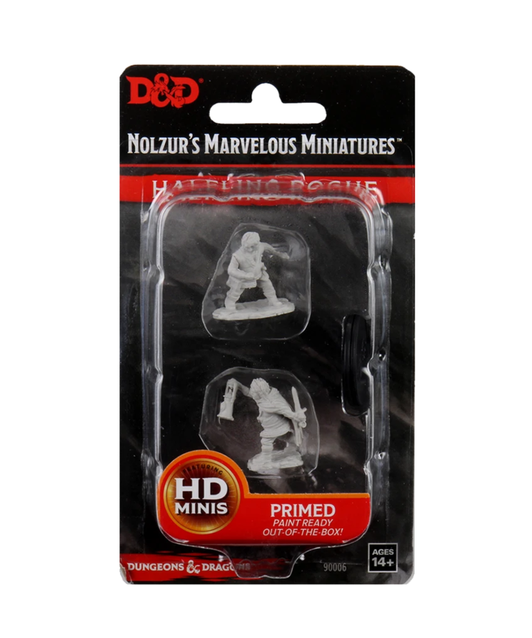 WizKids - WZK D&D: Nolzur's Marvelous Unpainted Miniatures - Halfling Rogue (He/Him/They/Them)