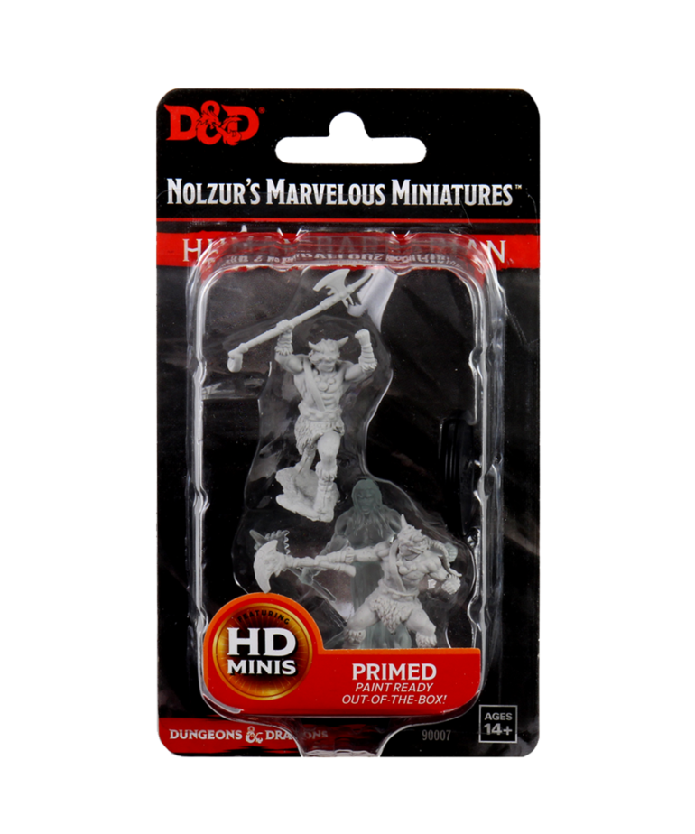 WizKids - WZK D&D: Nolzur's Marvelous Unpainted Miniatures - Human Barbarian (He/Him/They/Them)