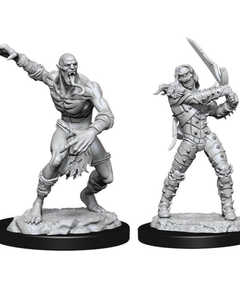 WizKids - WZK D&D: Nolzur's Marvelous Unpainted Miniatures - Wight & Ghast
