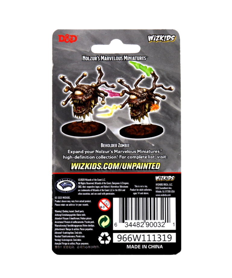 WizKids - WZK D&D: Nolzur's Marvelous Unpainted Miniatures - Beholder Zombie