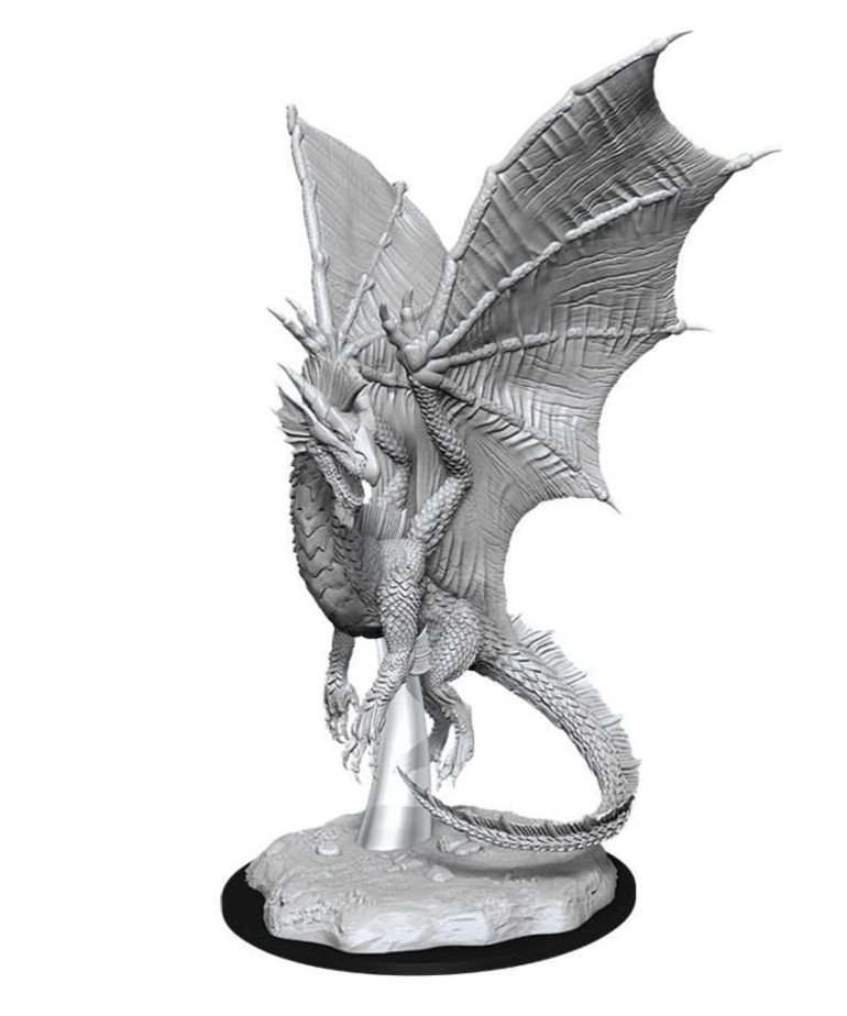 WizKids - WZK D&D: Nolzur's Marvelous Unpainted Miniatures - Young Silver Dragon