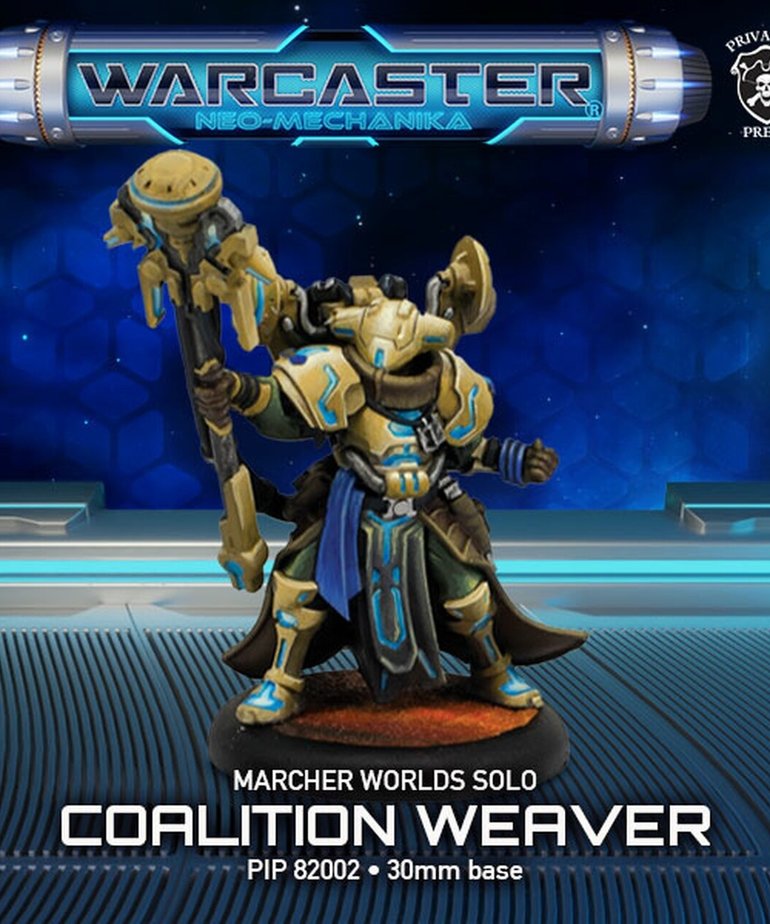 Privateer Press - PIP Warcaster: Neo-Mechanika - Marcher Worlds - Coalition Weaver - Solo