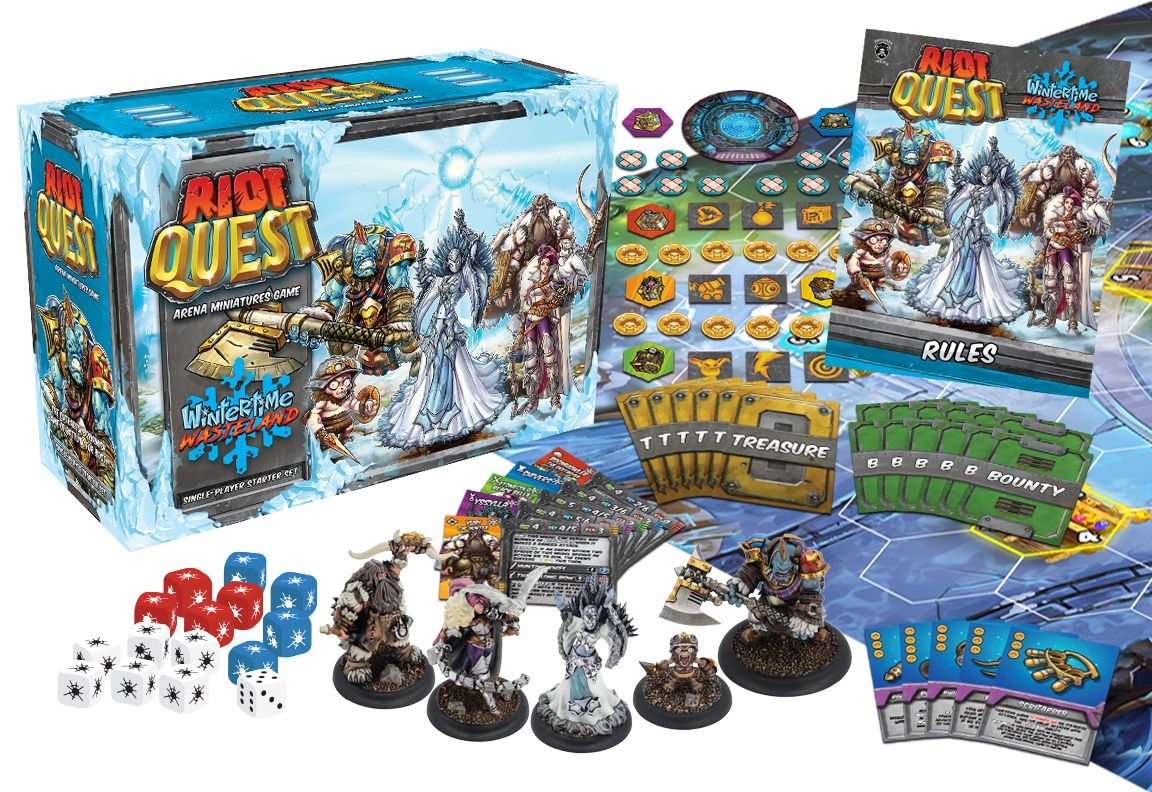 Wintertime Wasteland Riot Quest Kickstarter items!