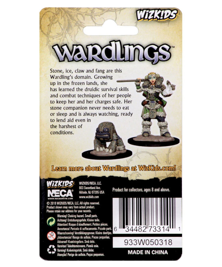 WizKids - WZK CLEARANCE - Wizkids: Wardlings - Girl Druid & Stone Creature