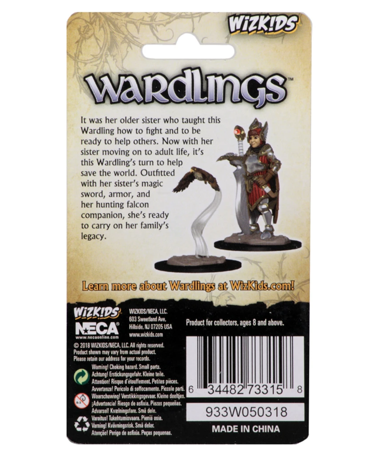 WizKids - WZK CLEARANCE - Wizkids: Wardlings - Girl Fighter & Hunting Falcon