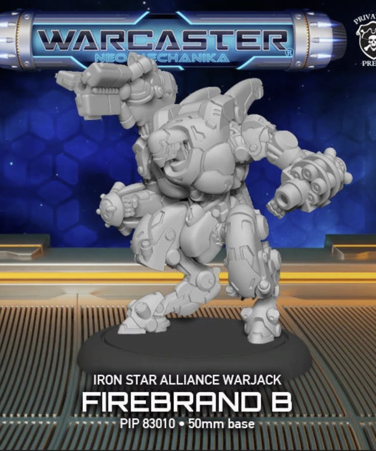 Privateer Press - PIP Warcaster: Neo-Mechanika - Iron Star Alliance - Firebrand B Variant - Light Warjack