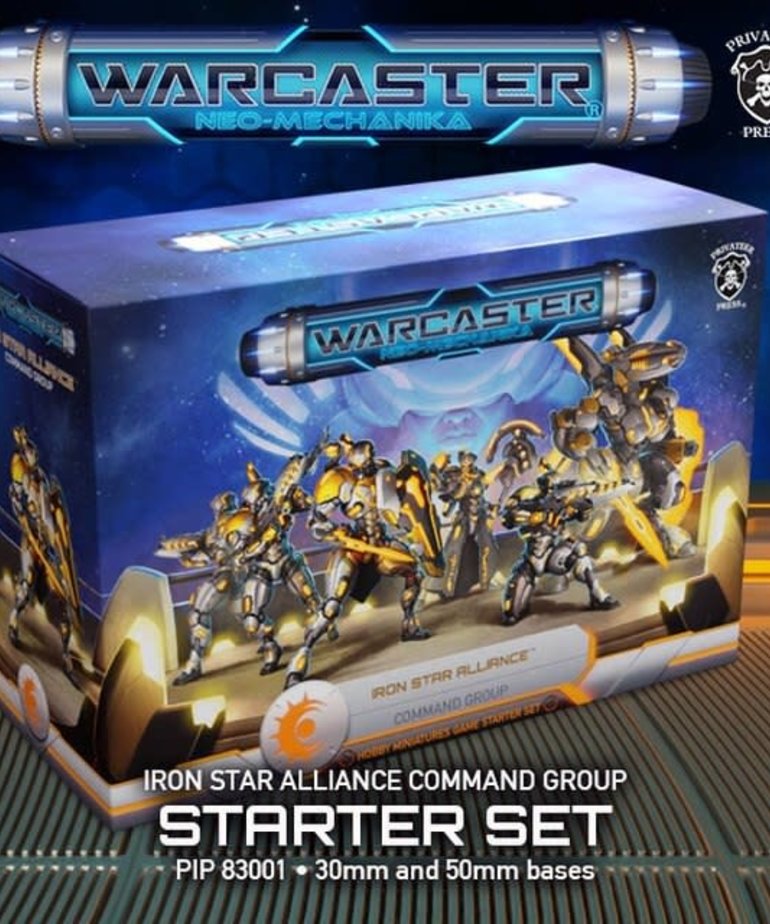 Privateer Press - PIP Warcaster: Neo-Mechanika - Iron Star Alliance - Command Group - Starter Set