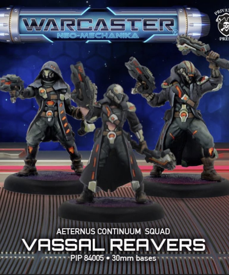 Privateer Press - PIP Warcaster: Neo-Mechanika - Aeternus Continuum - Vassal Reavers - Squad