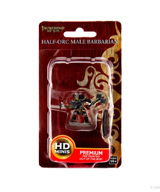 WizKids - WZK Pathfinder Battles: Half-Ord Barbarian Male