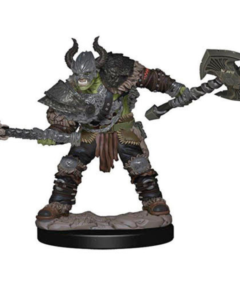 WizKids - WZK Pathfinder Battles: Premium Painted Figures - Half-Orc Barbarian Male