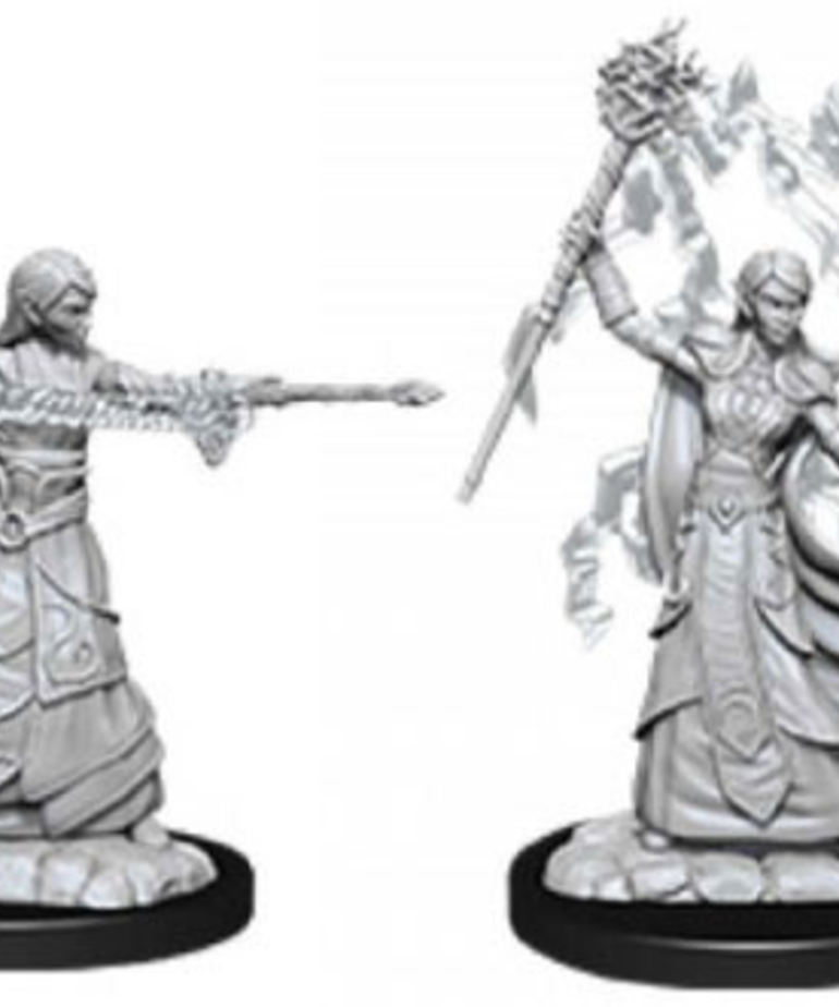 WizKids - WZK D&D: Nolzur's Marvelous Unpainted Miniatures - Female Elf Wizard