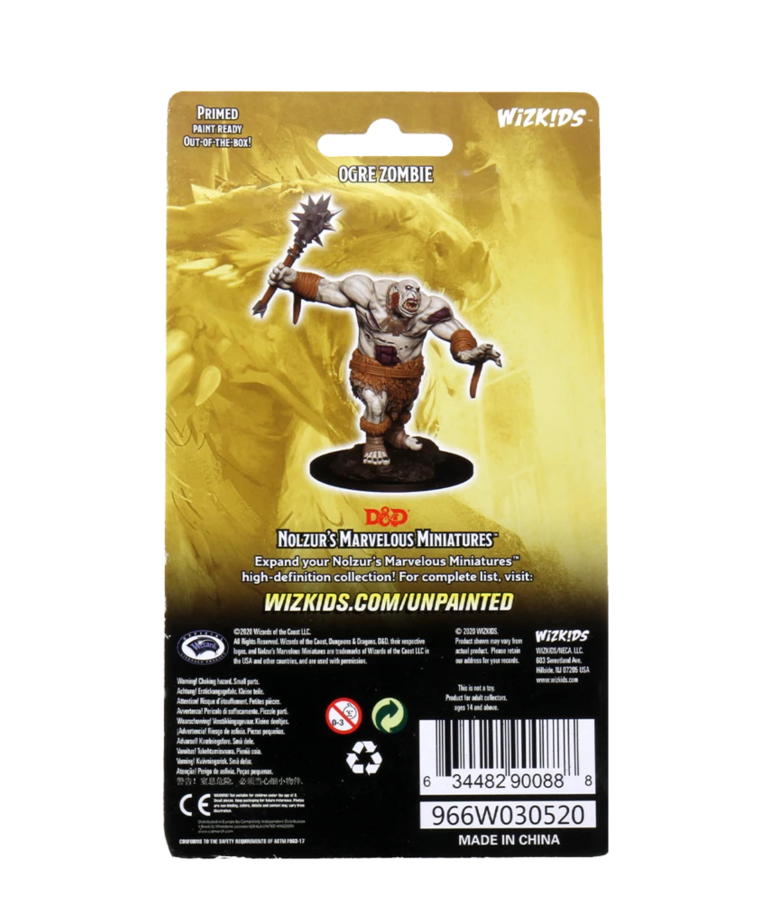 WizKids - WZK D&D: Nolzur's Marvelous Unpainted Miniatures - Ogre Zombie