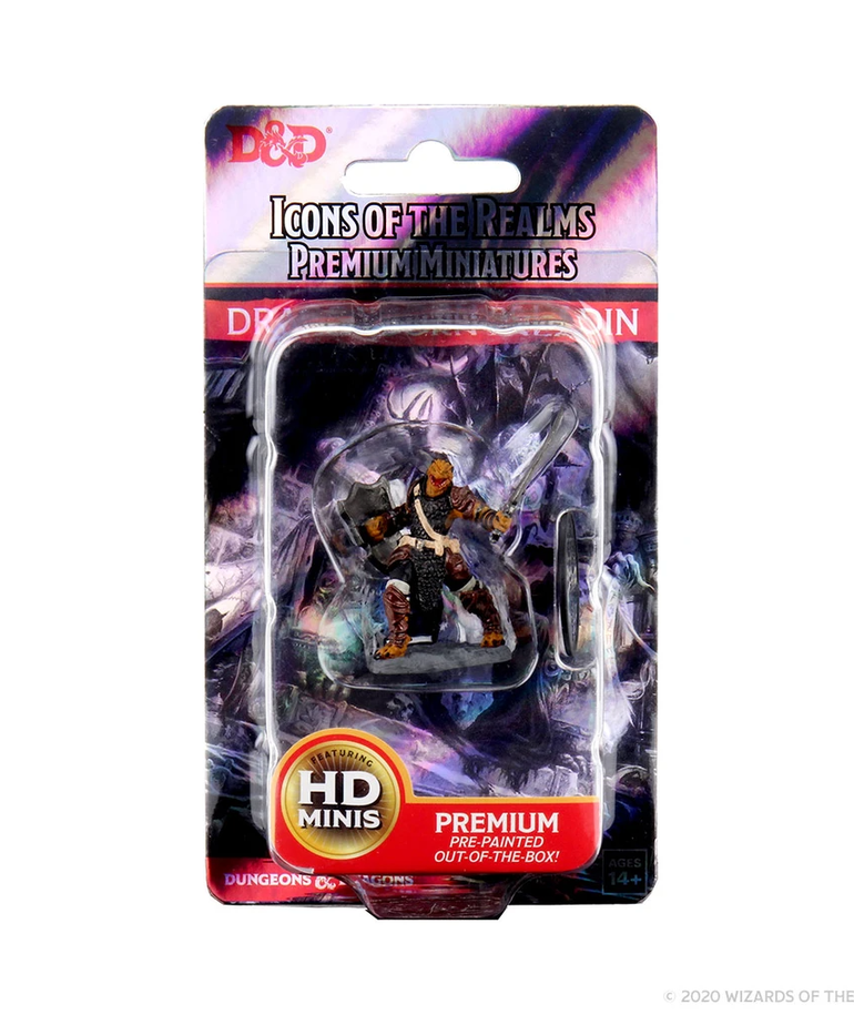 WizKids - WZK D&D: Icons of the Realms - Premium Painted Figures - Dragonborn Paladin