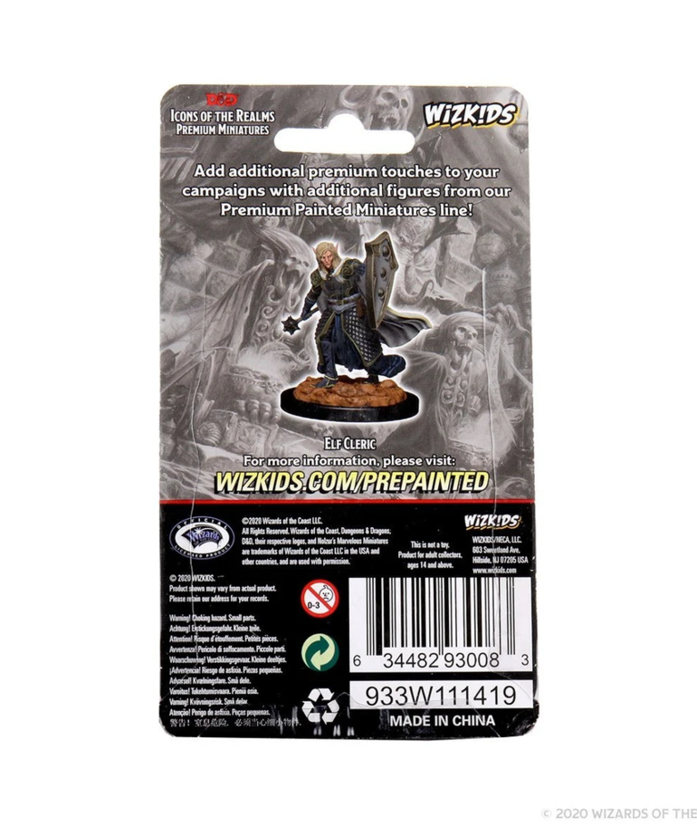 WizKids - WZK CLEARANCE - D&D: Icons of the Realms - Premium Painted Figures - Elf Cleric (He/Him/They/Them)