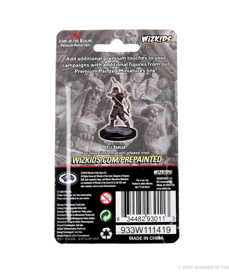 WizKids - WZK D&D: Icons of the Realms - Premium Painted Figures - Elf Ranger (She/Her/They/Them)