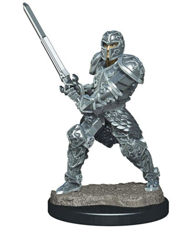 WizKids - WZK D&D: Icons of the Realms - Premium Painted Figures - Human Fighter (He/Him/They/Them)