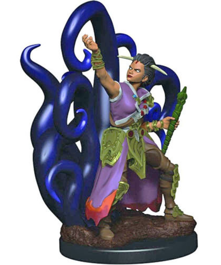 WizKids - WZK D&D: Icons of the Realms - Premium Painted Figures - Human Warlock (She/Her/They/Them)