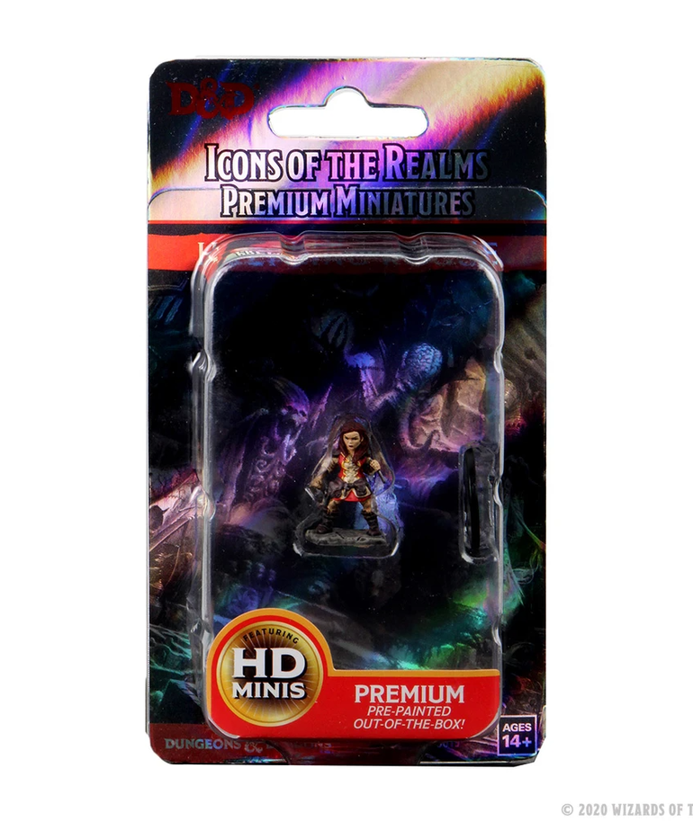 WizKids - WZK D&D: Icons of the Realms - Premium Painted Figures - Halfling Rogue (She/Her/They/Them)