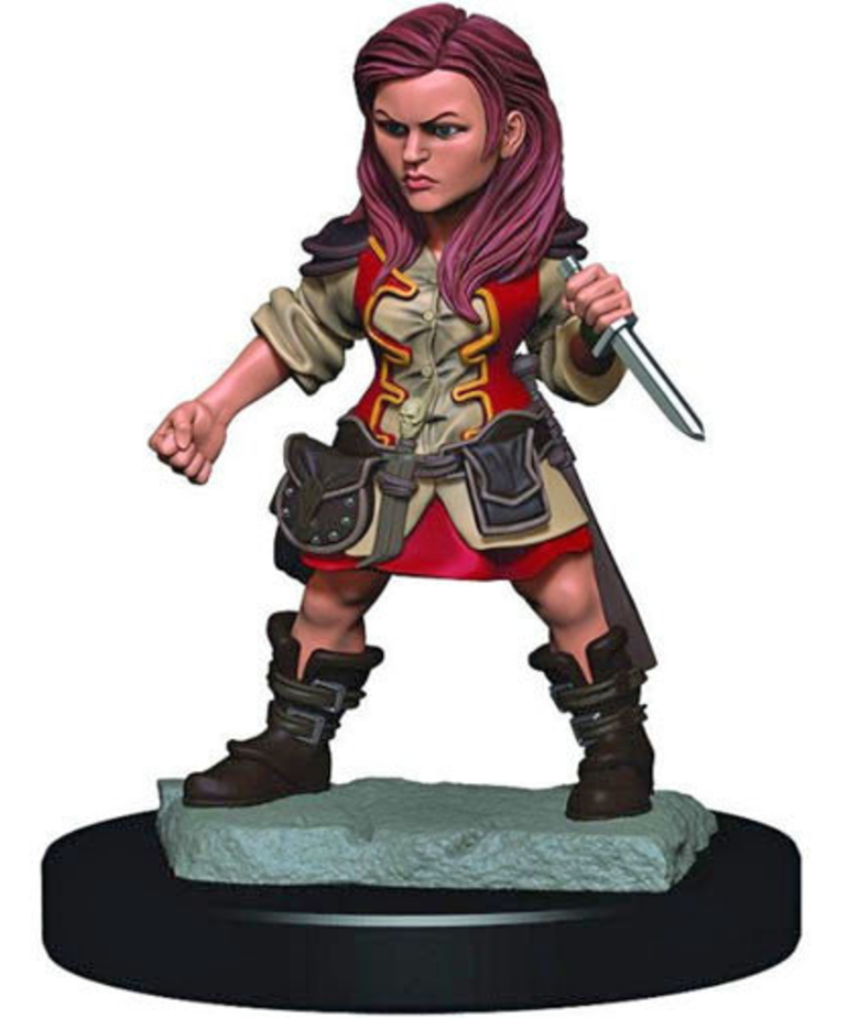 WizKids - WZK D&D: Icons of the Realms - Premium Painted Figures - Halfling Rogue (She/Her/They/Them)